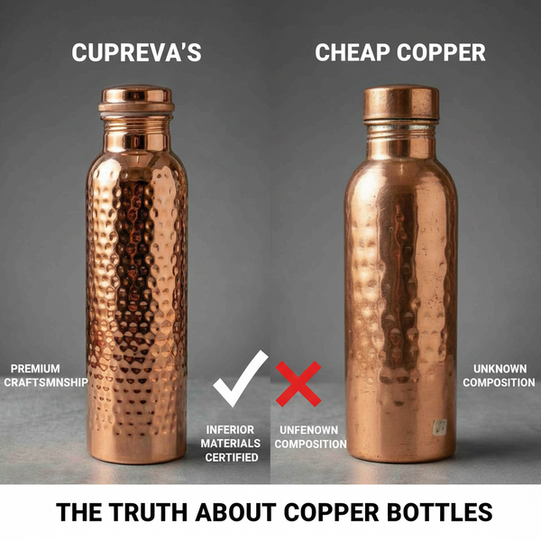 Why Cupreva’s Copper Bottles Are Different from Cheap Alternatives