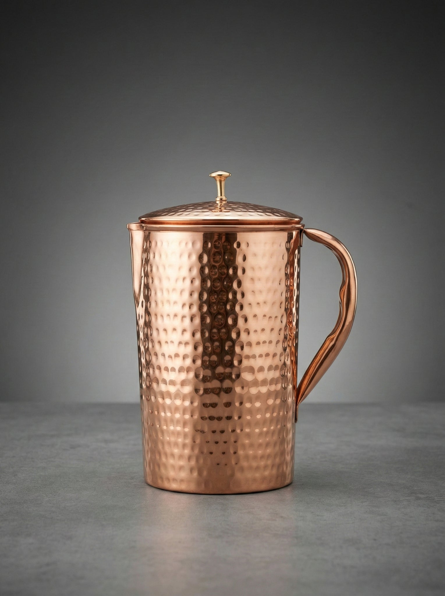 Hammered Copper Jug 2L | Pure Copper Water Jug