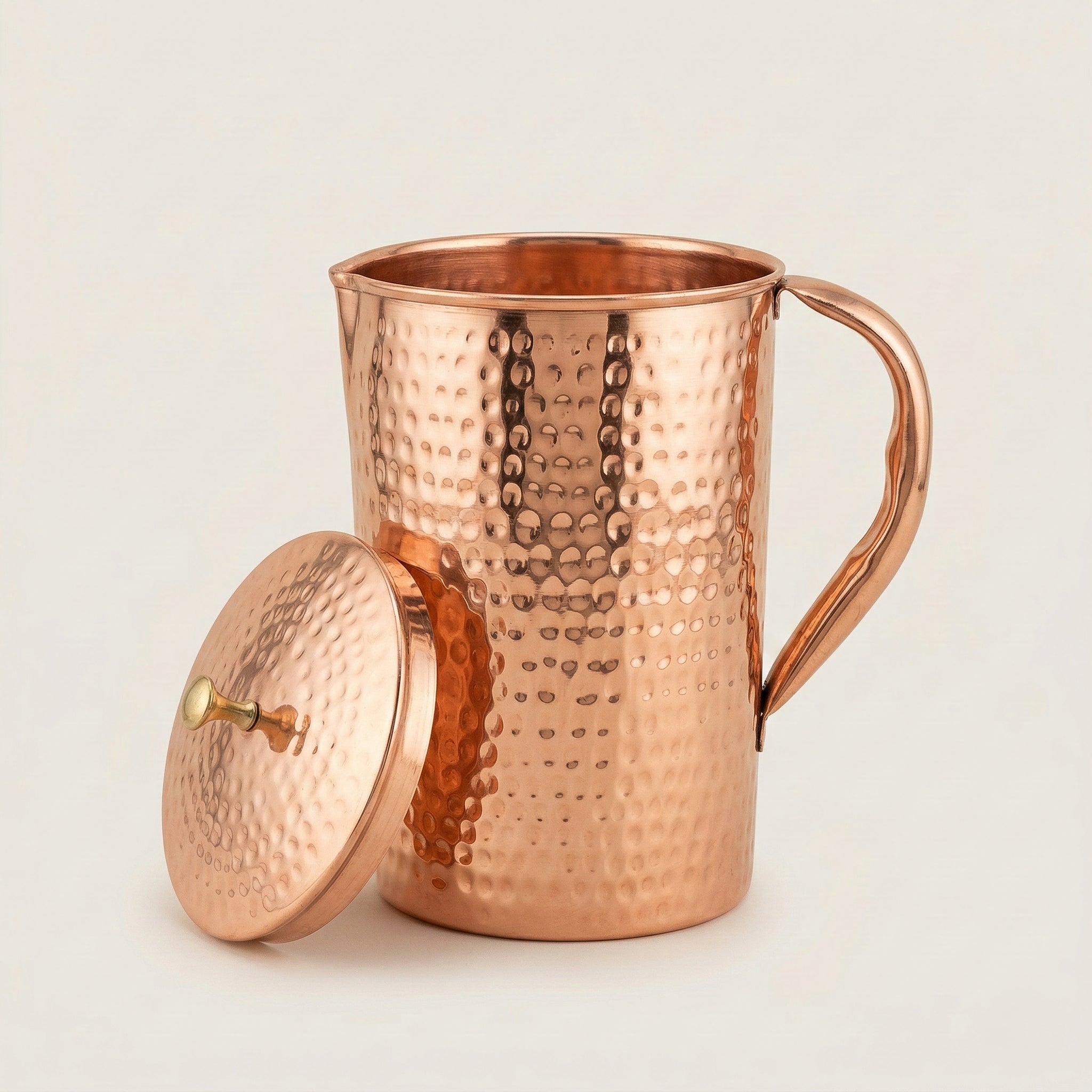 Hammered Copper Jug 2L | Pure Copper Water Jug