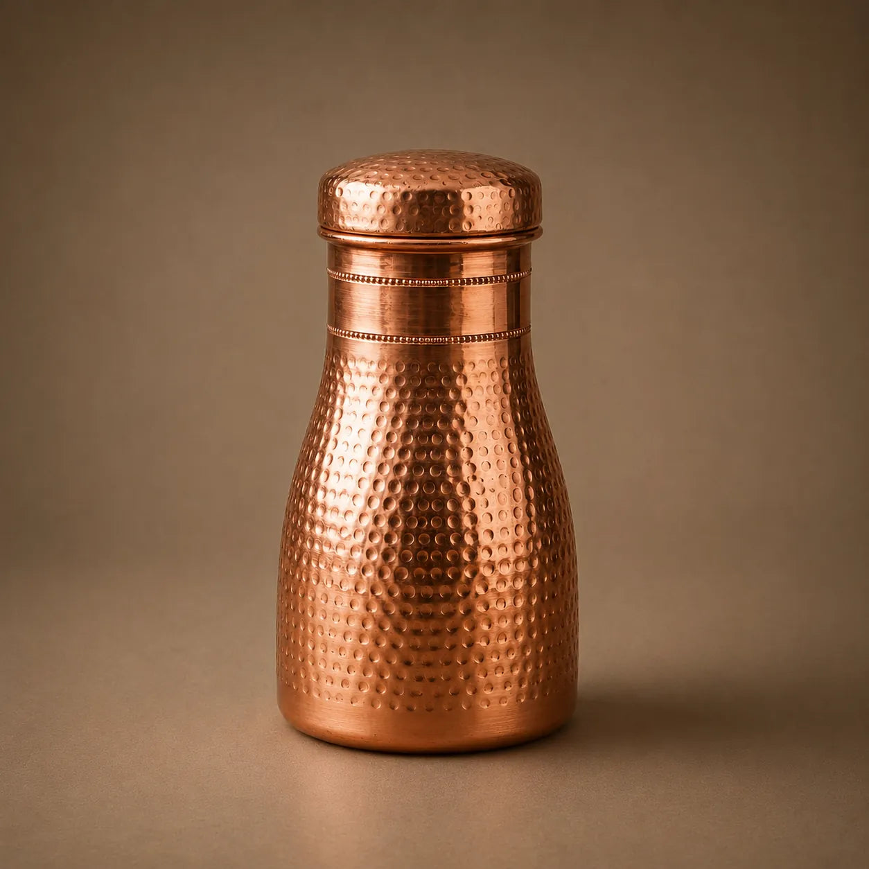 Pure Copper Bedside Carafe | Premium Copper Water Carafe