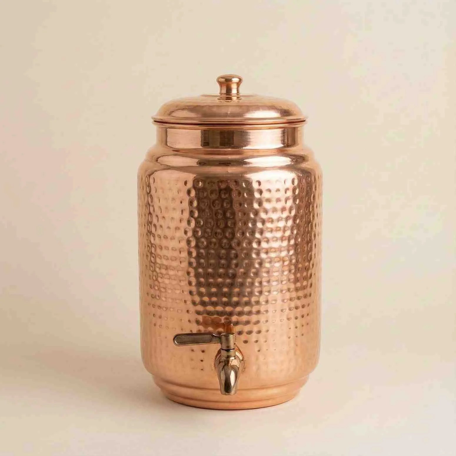 Hammered Copper Water Dispenser 6L | Pure Copper