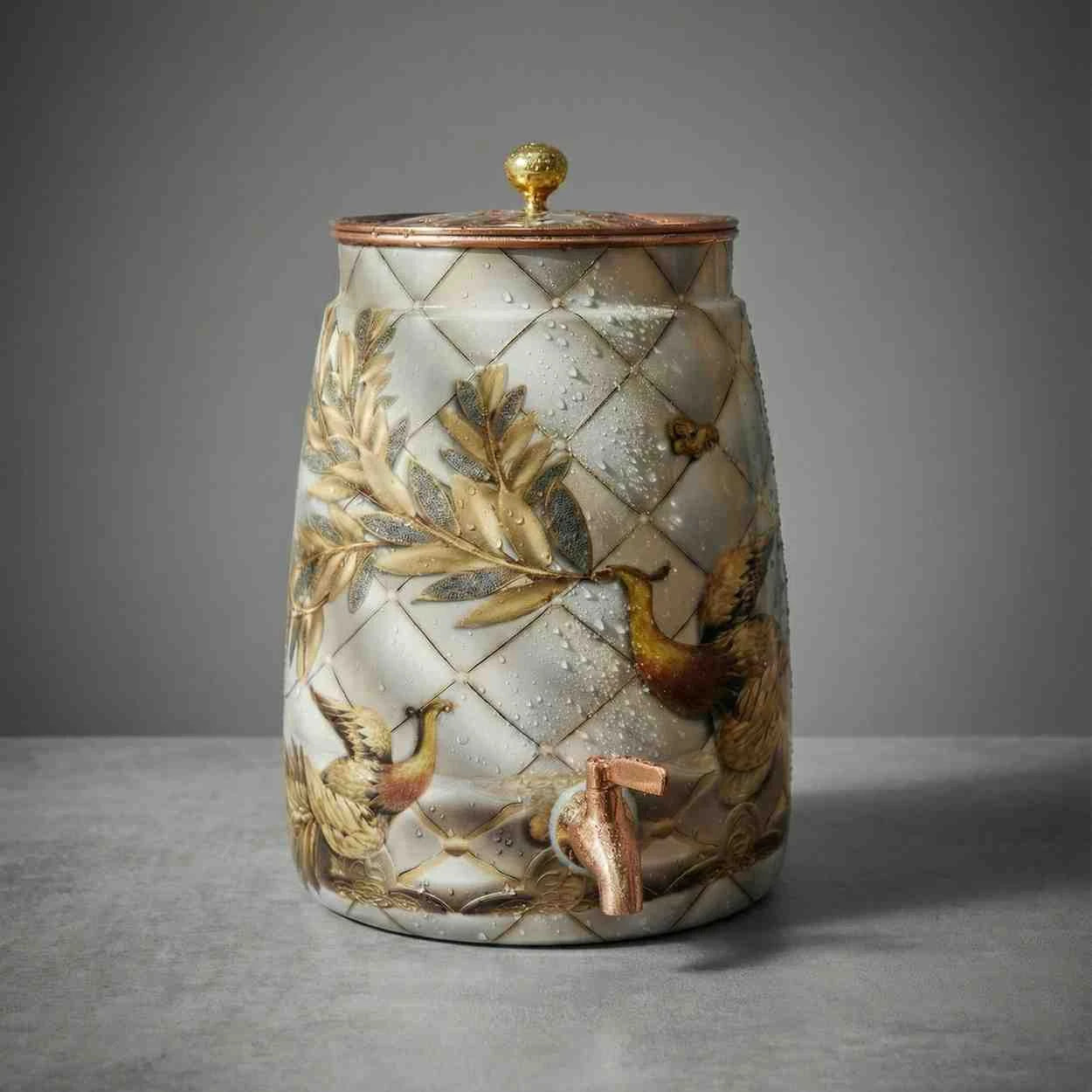 Royal Peacock 9L Copper Water Dispenser | Pure Copper