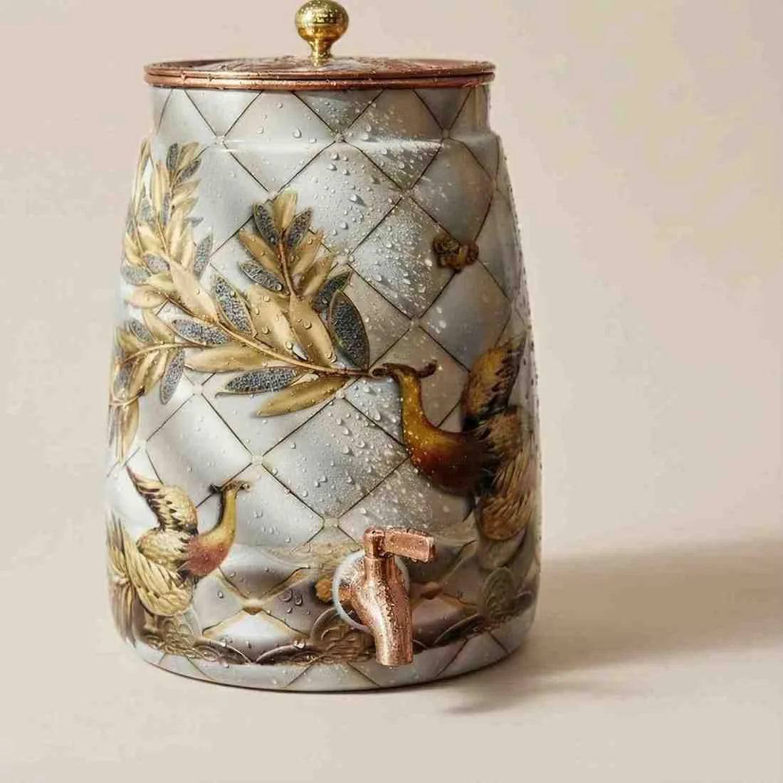 Royal Peacock 9L Copper Water Dispenser | Pure Copper