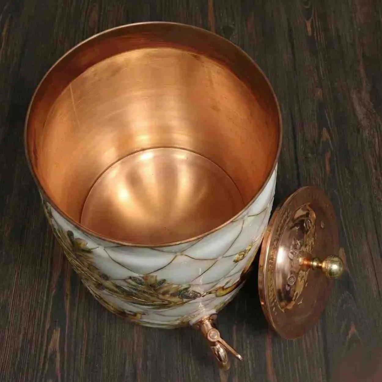 Royal Peacock 9L Copper Water Dispenser | Pure Copper