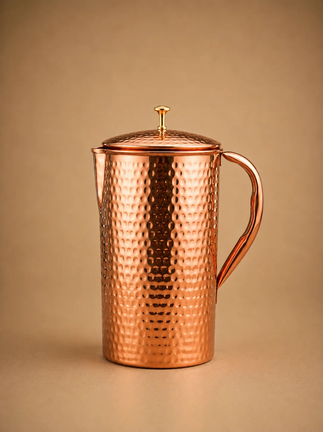 Hammered Copper Jug 2L | Pure Copper Water Jug