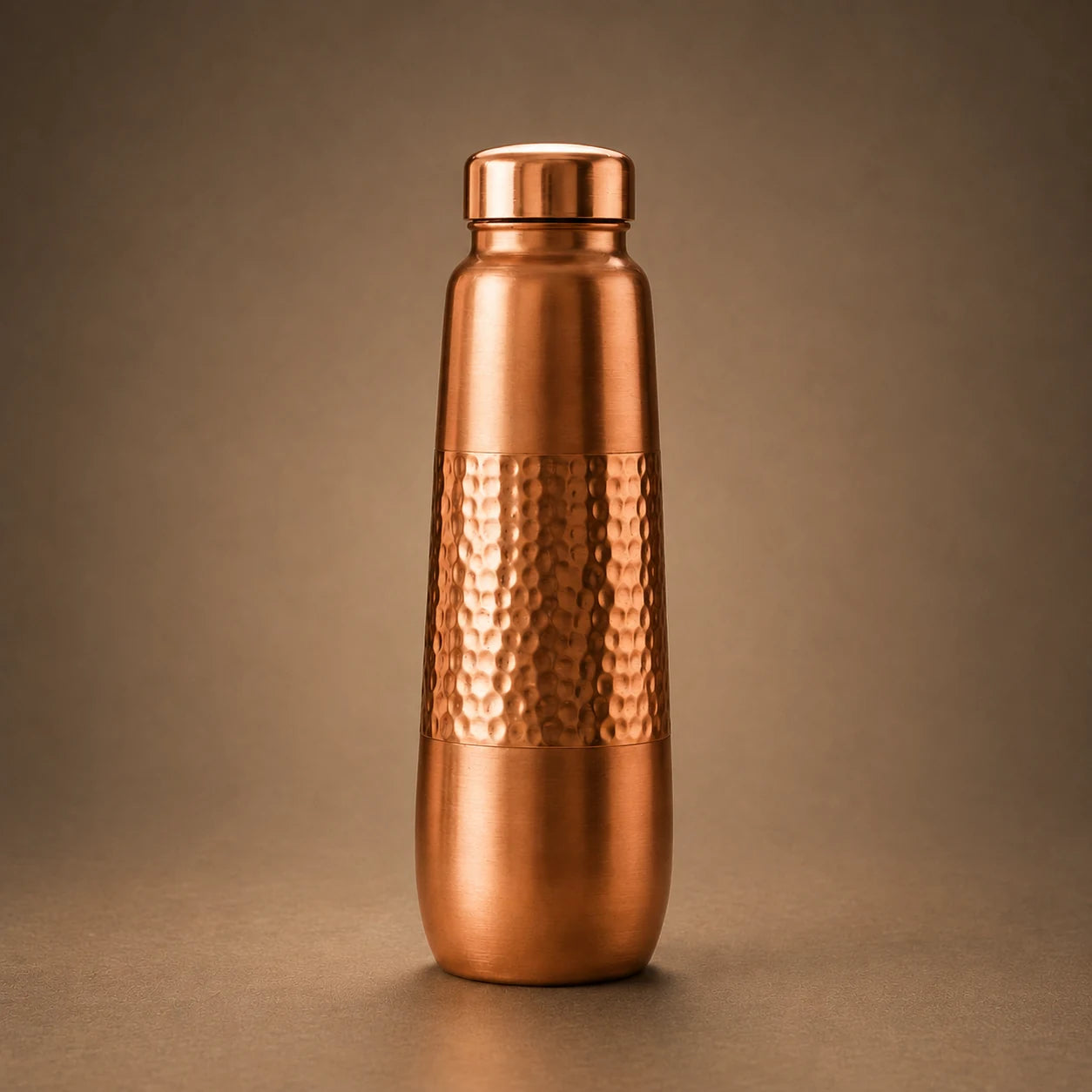 Ripple Copper Bottle 900ml | Pure Copper Water Bottle