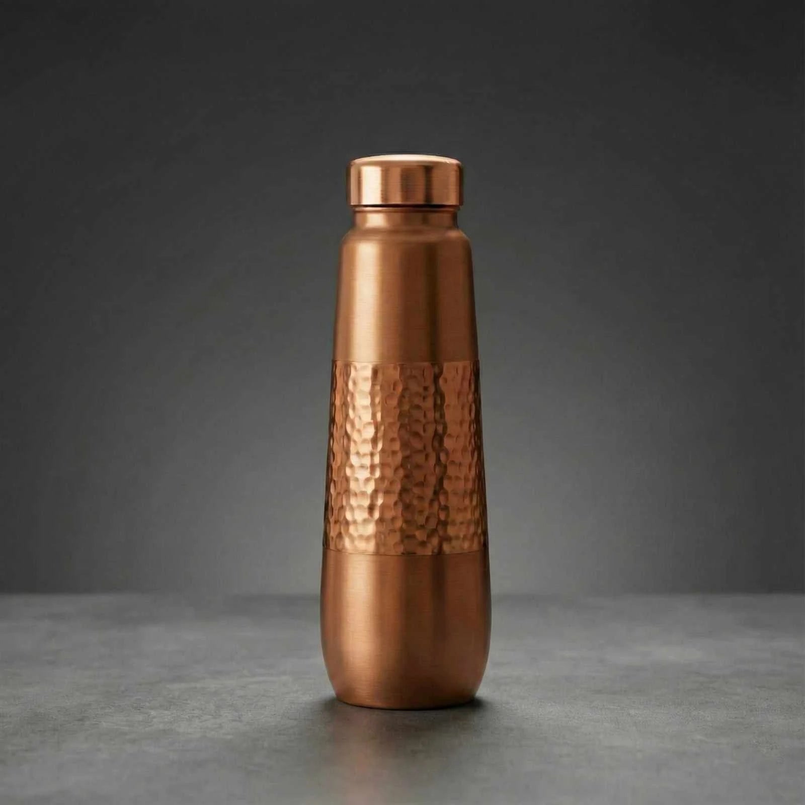 Ripple Copper Bottle 900ml | Pure Copper Water Bottle