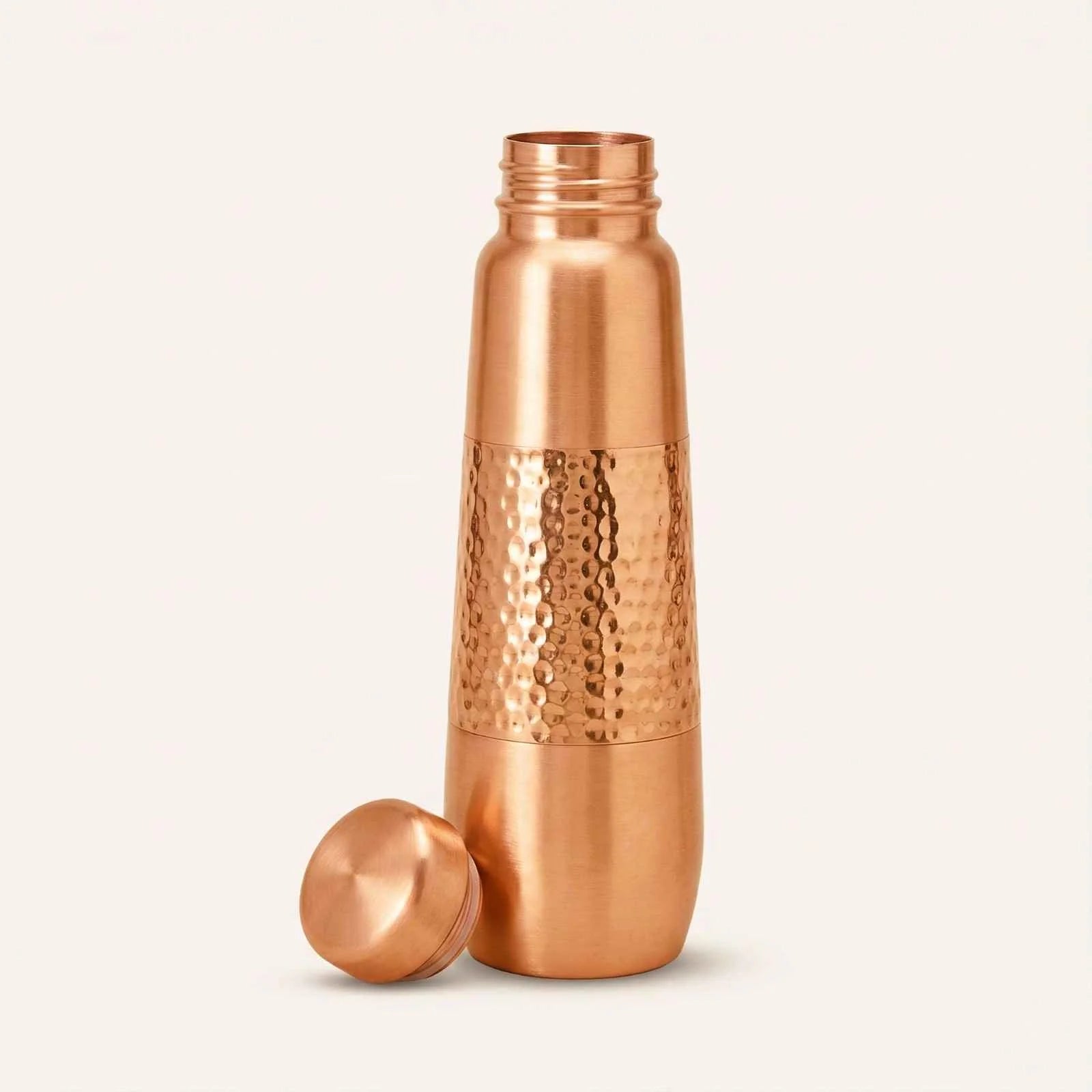 Ripple Copper Bottle 900ml | Pure Copper Water Bottle
