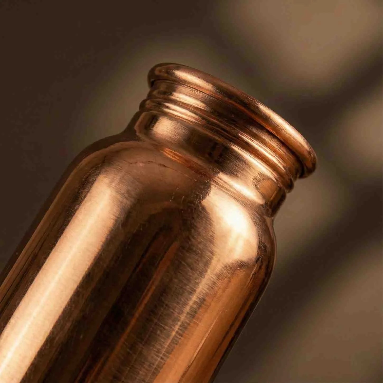 Ripple Copper Bottle 900ml | Pure Copper Water Bottle